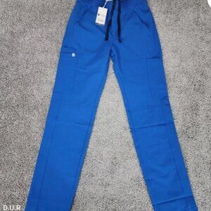 NWT FIGS AXIM CARGO PANTS--ROYAL BLUE--SIZE XS--IN PACKAGING